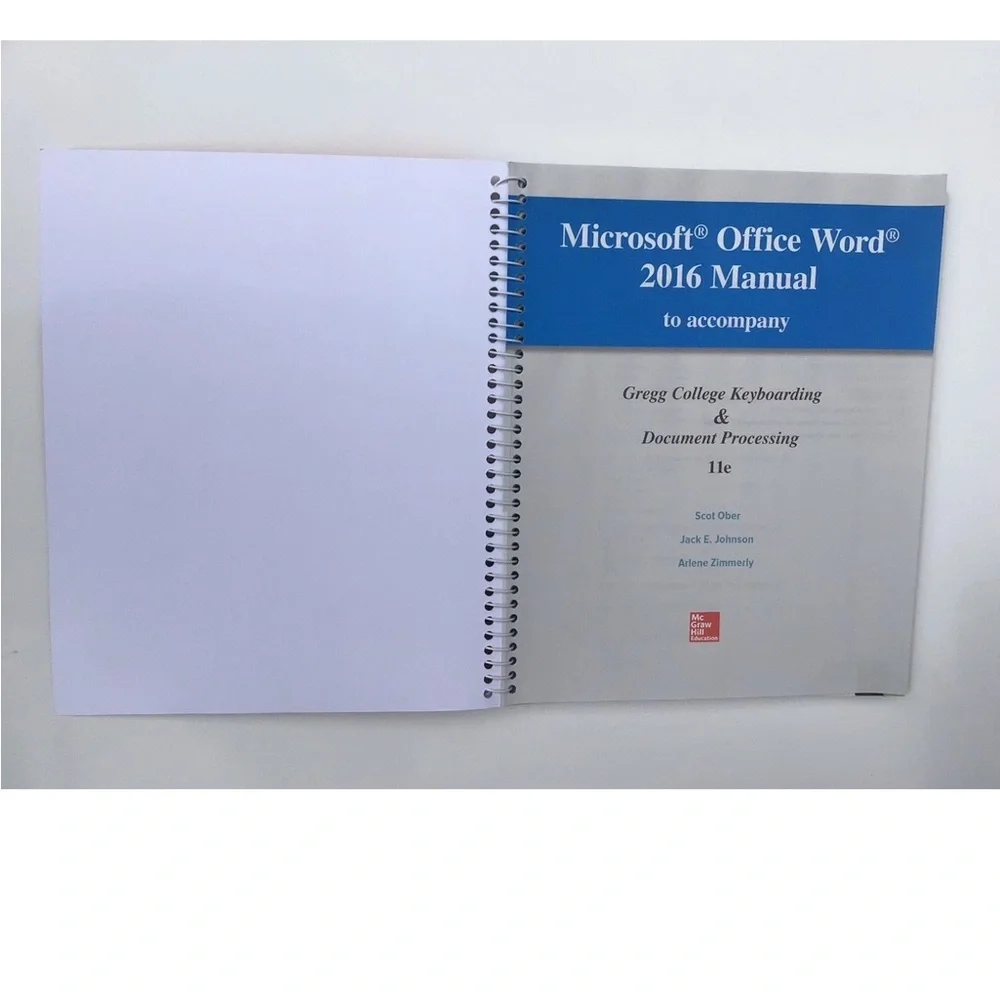 GREGG COLLEGE KEYBOARDING & DOCUMENT PROCESSING, GDP + By Ober Scot Ph.d. VG